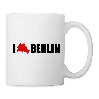 I Love Berlin - Tasse - Weiß - Rechts