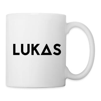Prénom Lukas - Mug blanc - blanc - Droite