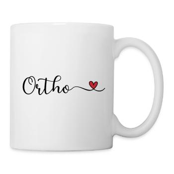 Ortho - Mug blanc - blanc - Droite