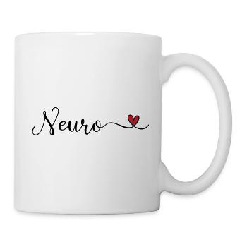 Neuro Heart Typography - Mug - white - Right