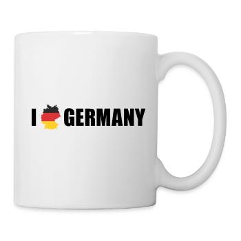 J’adore l’Allemagne et l’Allemagne - Mug blanc - blanc - Droite