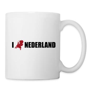 I love Nederland Niederlande - Tasse - Weiß - Rechts
