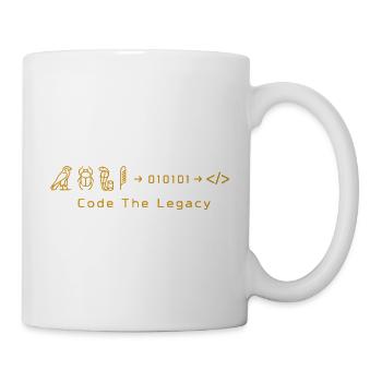 Code das Vermächtnis - Tasse - Weiß - Rechts