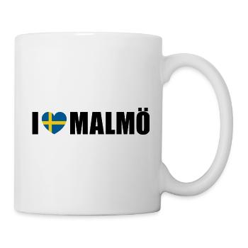 I love Malmö Schweden - Tasse - Weiß - Rechts