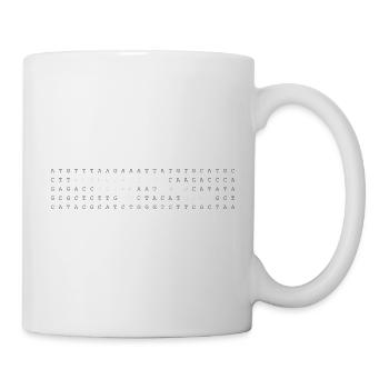 L’introversion tissée dans mon ADN de code - Mug blanc - blanc - Droite