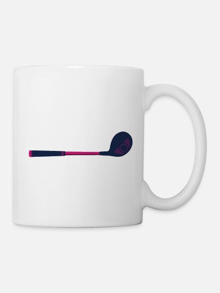 Golfschlaeger Driver Icon - Tasse - Weiß