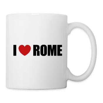 I love Rome - Tasse - Weiß - Rechts