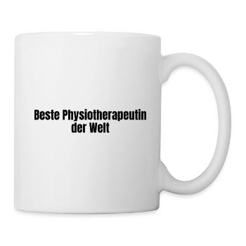 Beste Physiotherapeutin der Welt Physio Geschenk - Tasse - Weiß - Rechts