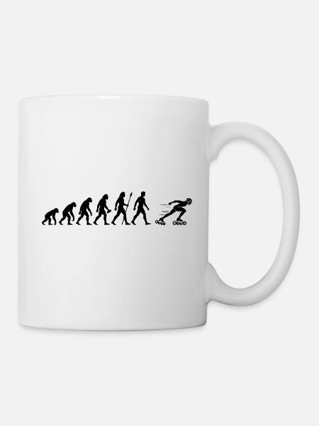Evolution Inline Speedskating - Tasse - Weiß