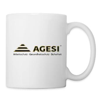 AGESI Arbeitssicherheit Gesundheitsschutz  - Tasse - Weiß - Rechts