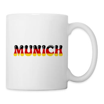 MUNCH Deutsche Flagge - Tasse - Weiß - Rechts