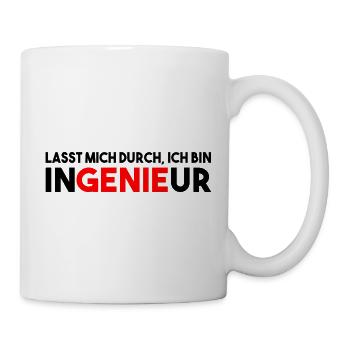 Genie Ingenieur - Tasse - Weiß - Rechts