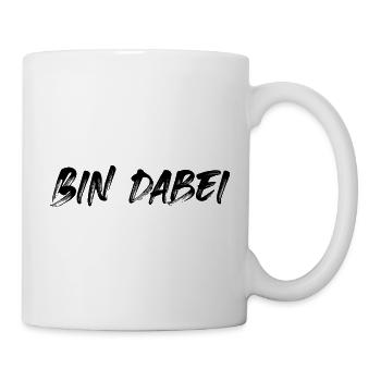 Bin dabei - Tasse - Weiß - Rechts