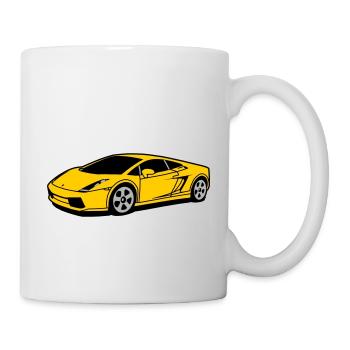 lambo - Tasse - Weiß - Rechts