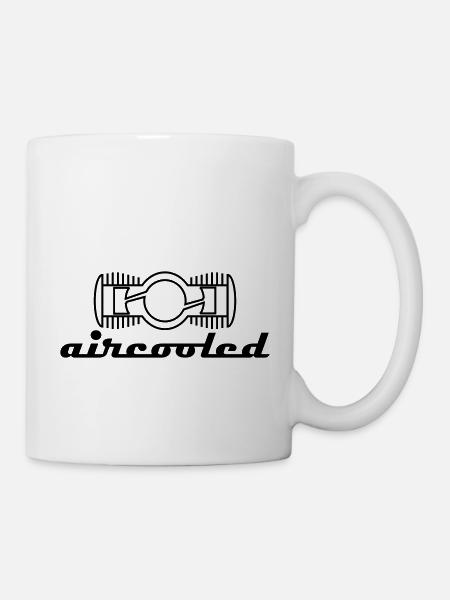 aircooled - Tasse - Weiß