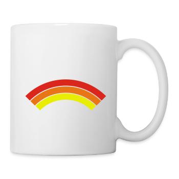 Regenbogen - Tasse - Weiß - Rechts