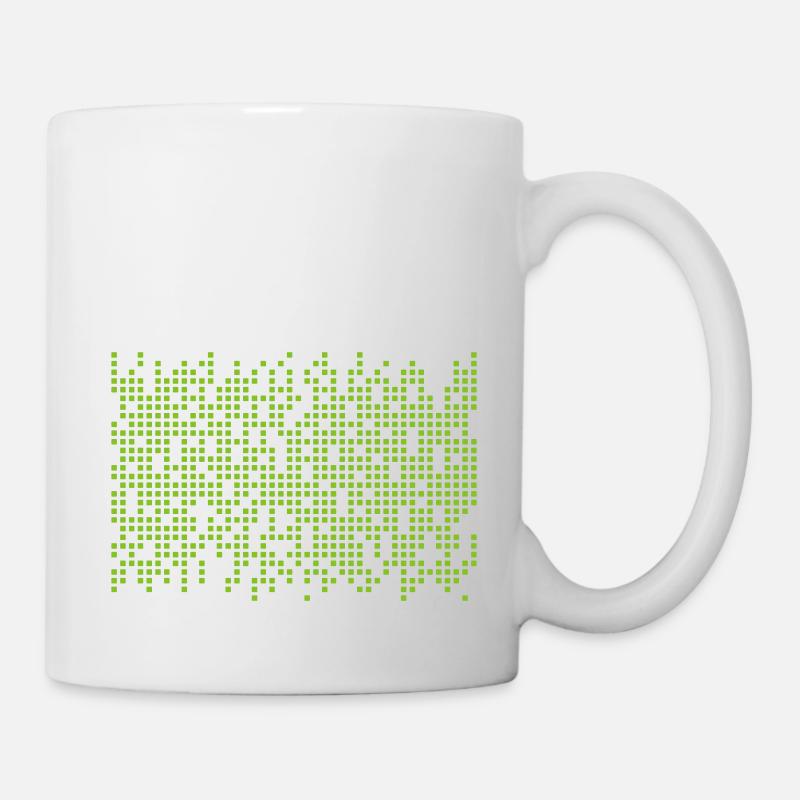 Daten Dots - Tasse - Weiß