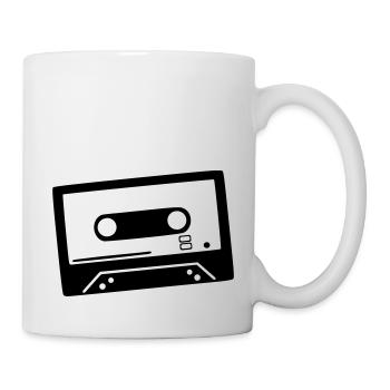 Kassette - Tape - Tasse - Weiß - Rechts
