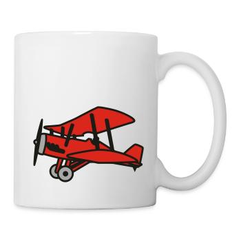 airplane / aircraft - Mug - white - Right