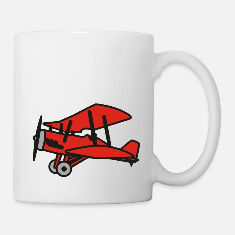 avion / avion - Mug blanc - blanc
