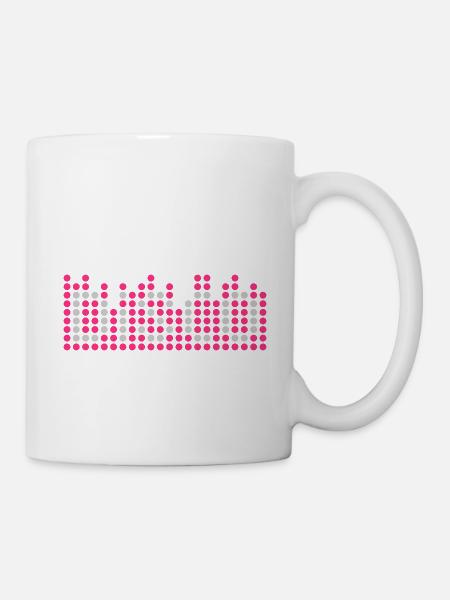 disco 2c equalizer DE - Tasse - Weiß