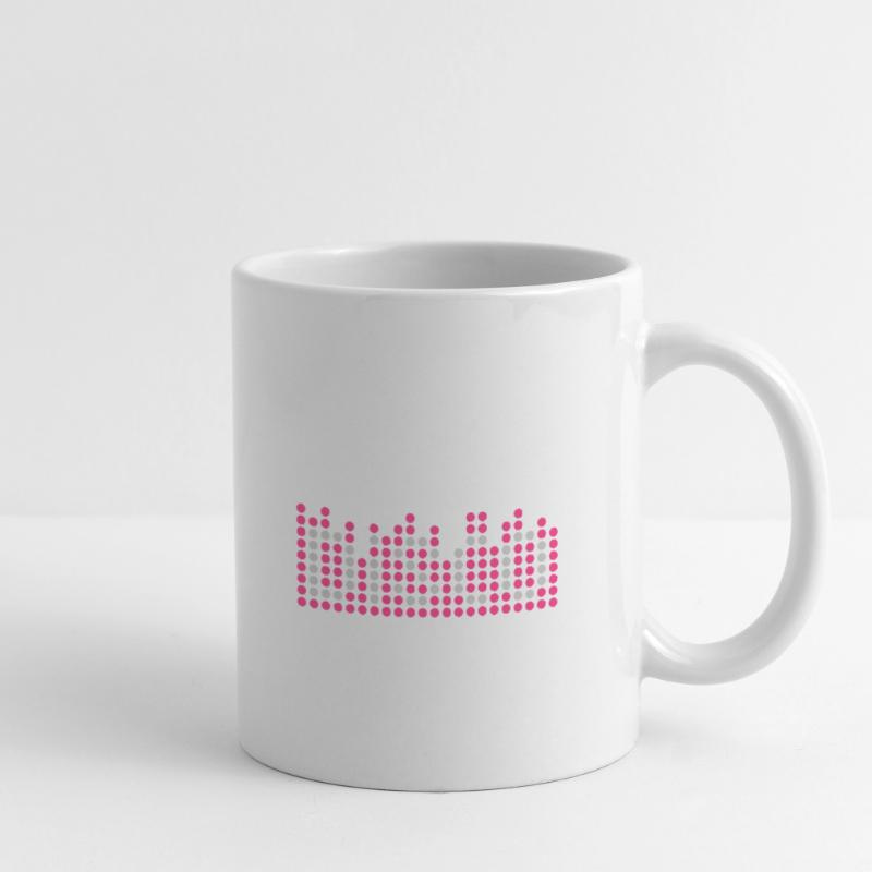 disco 2c equalizer FR Mug blanc