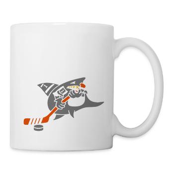 Hockey Hai / hockey shark (3c) - Mug - white - Right