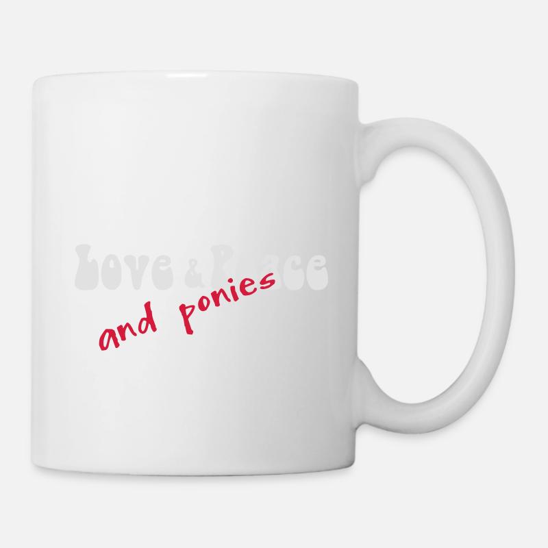 Pony - Tasse - Weiß