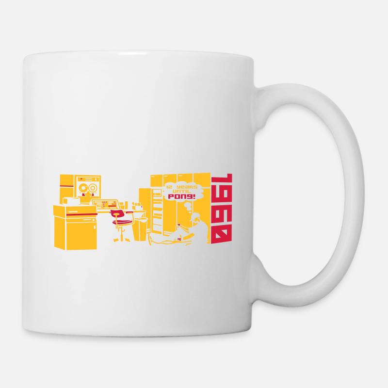 pong1960_2c - Tasse - Weiß