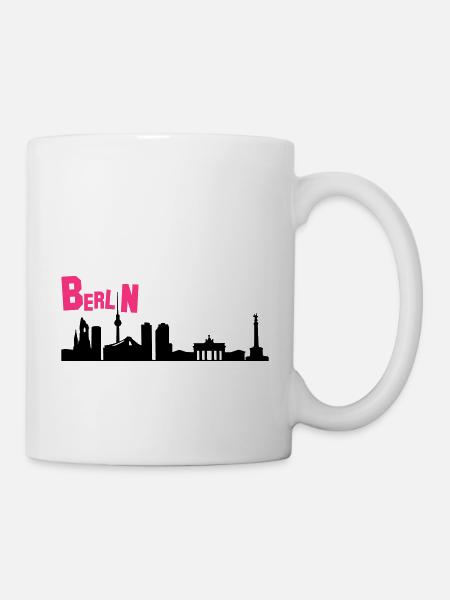 berlin_v4 - Tasse - Weiß