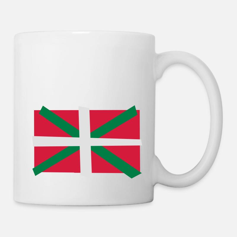 Drapeau Basque - Mug blanc - blanc