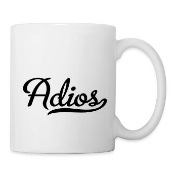 courir - Mug blanc - blanc - Droite