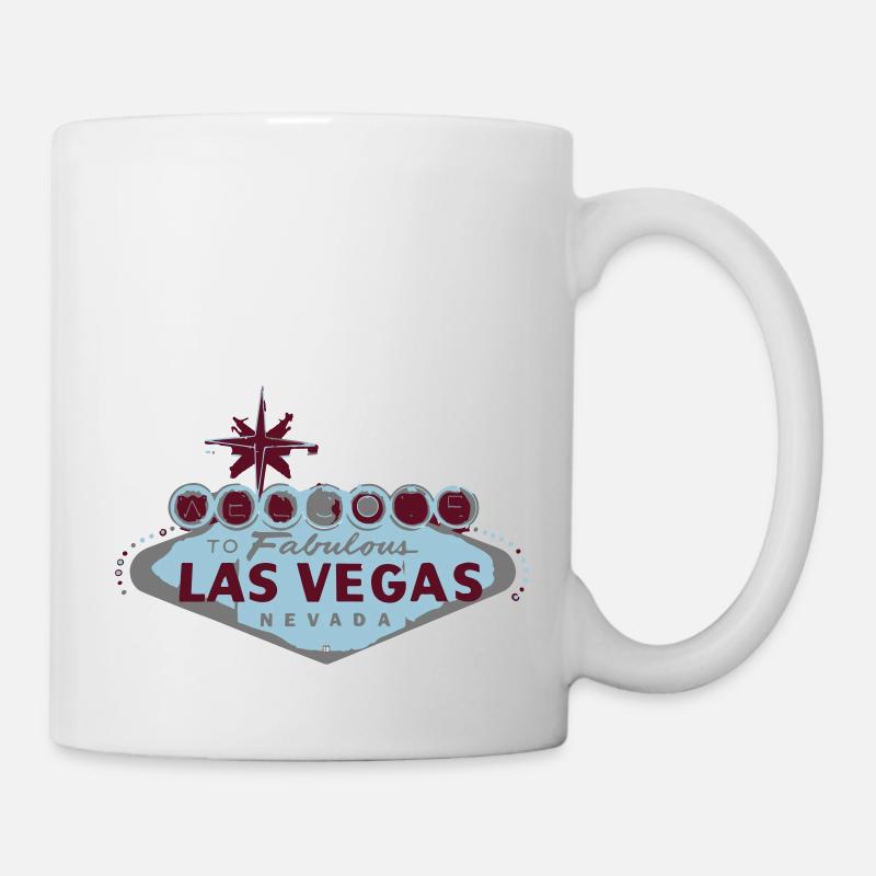 las vegas - Mug blanc - blanc