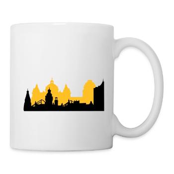 Leipzig Skyline - Tasse - Weiß - Rechts
