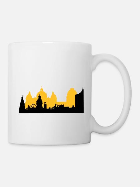 Leipzig Skyline - Mug - white