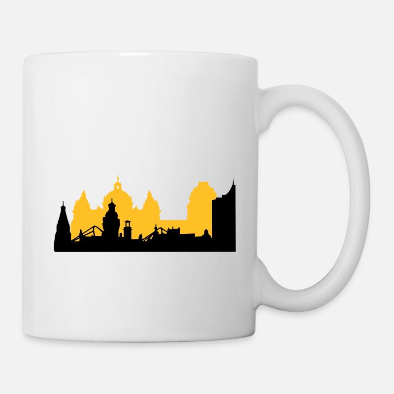 Leipzig Skyline - Tasse - Weiß