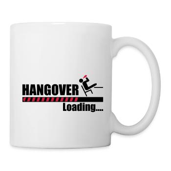 Hangover loading - Tasse - Weiß - Rechts