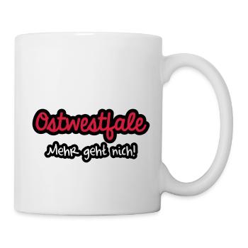 Ostwestfale - Mehr geht n - Tasse - Weiß - Rechts