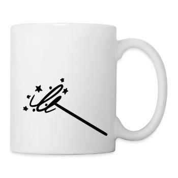 Zauberstab - Tasse - Weiß - Rechts