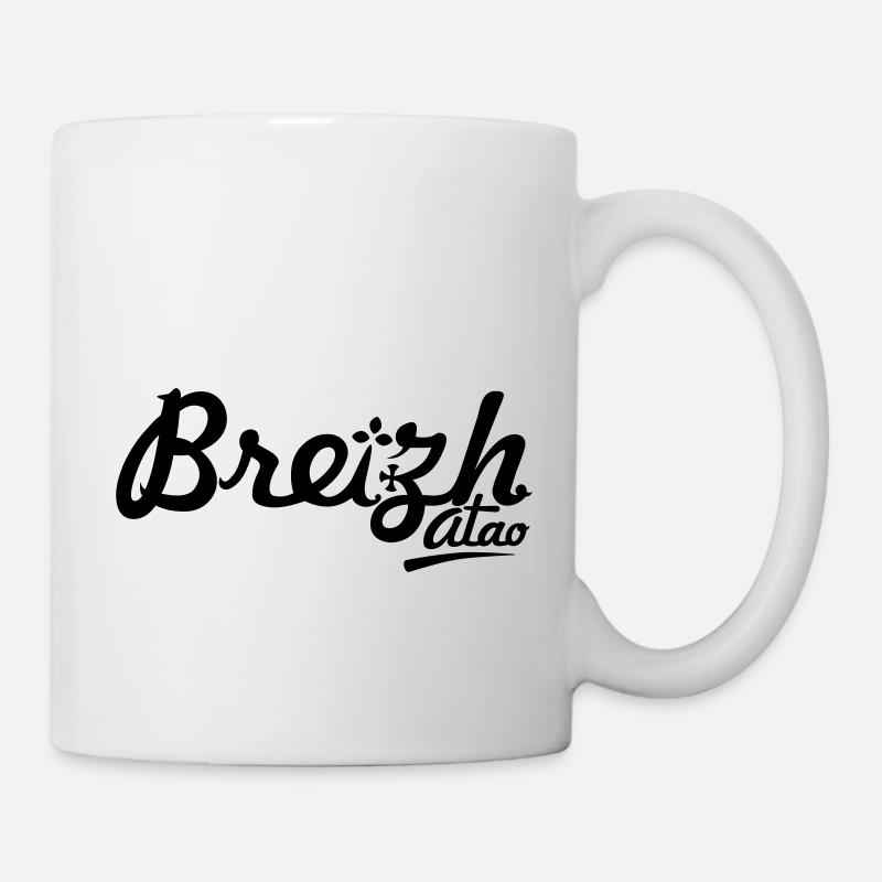 Cap "Breizh atao", always Brittany - Mug - white