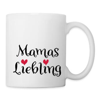 Mamas Liebling - Tasse - Weiß - Rechts