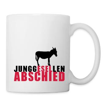 JunggESELlenabschied - Tasse - Weiß - Rechts
