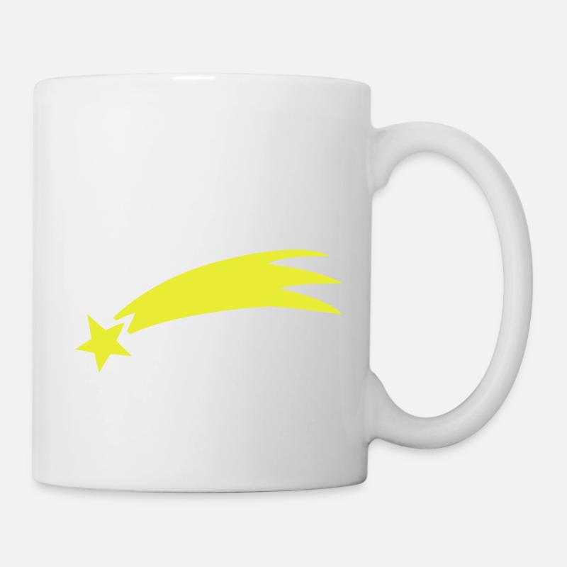 Sternschnuppe - Tasse - Weiß