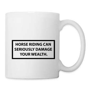 Pferd - Tasse - Weiß - Rechts