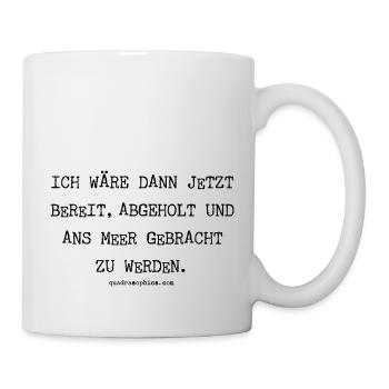 Ans Meer - Tasse - Weiß - Rechts