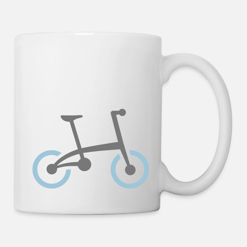 Faltrad Klapprad 2C - 2F - Tasse - Weiß
