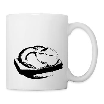 Leberkassemmel - Tasse - Weiß - Rechts