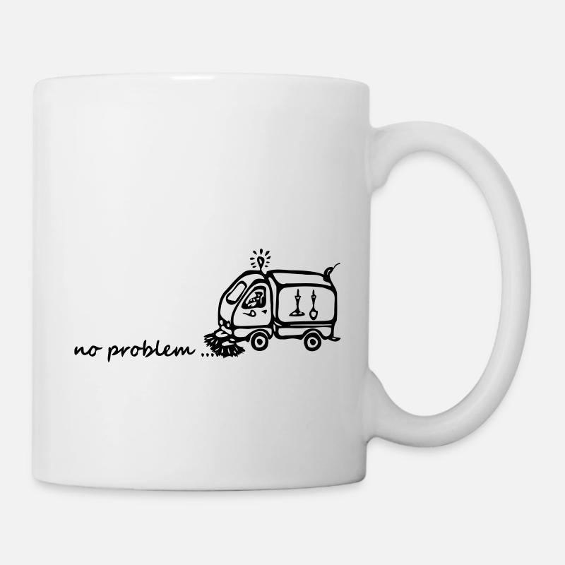Street cleaners - no problem - Mug - white