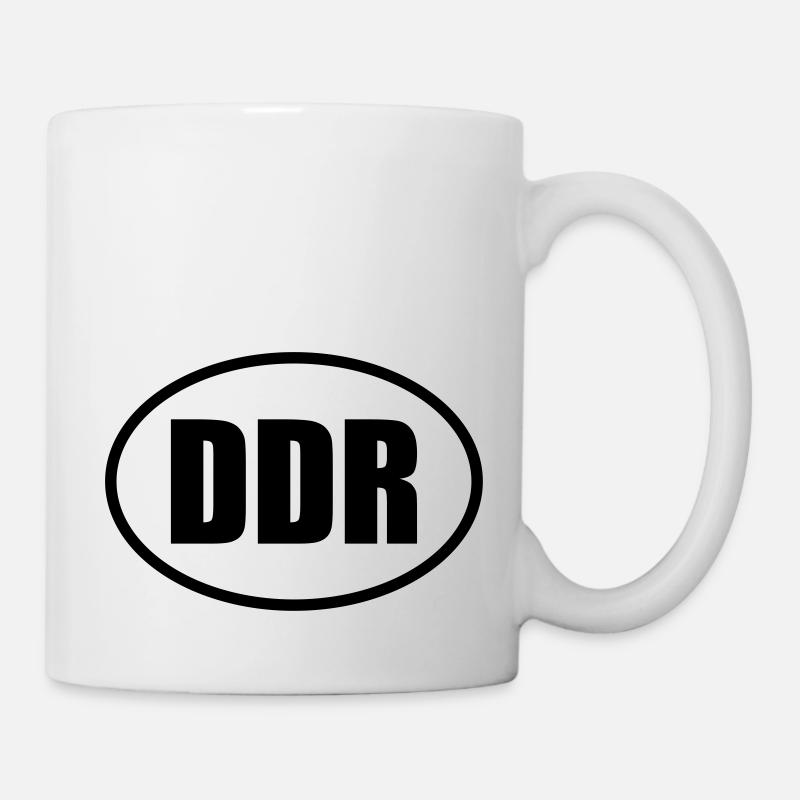 DDR Emblem - Tasse - Weiß