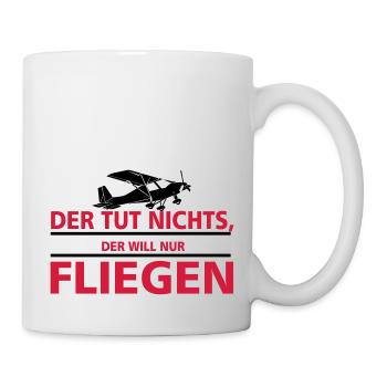 nurfliegen_ul - Tasse - Weiß - Rechts